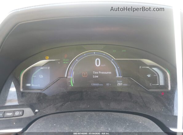 JHMZC5F10JC023689 2018 HONDA CLARITY Black Вид задніх сидінь