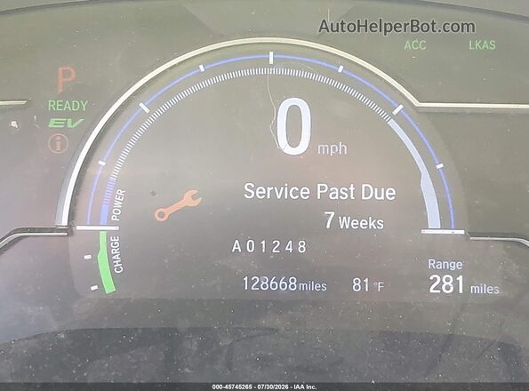 JHMZC5F10JC023689 2018 HONDA CLARITY Black 