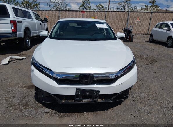 JHMZC5F10KC003976 2019 HONDA CLARITY White წინა პანელის ხედი