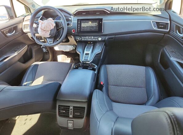 JHMZC5F12JC023841 2018 HONDA CLARITY Gray Dashboard view