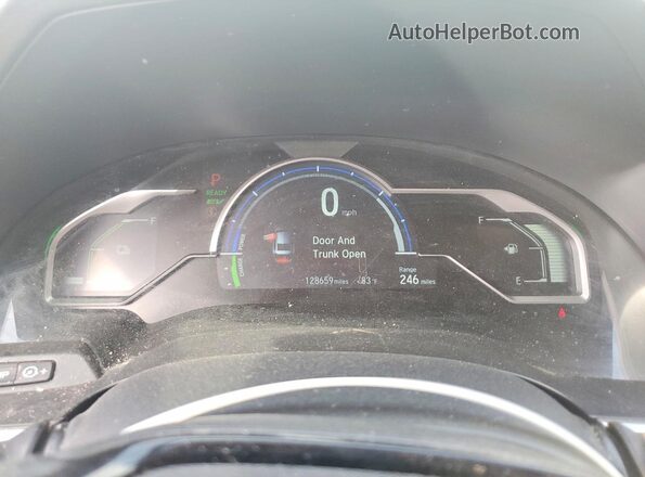 JHMZC5F13JC012802 2018 HONDA CLARITY White Вид щитка приладів