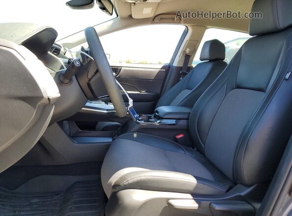 JHMZC5F13JC018843 2018 HONDA CLARITY Charcoal Вид салону спереду