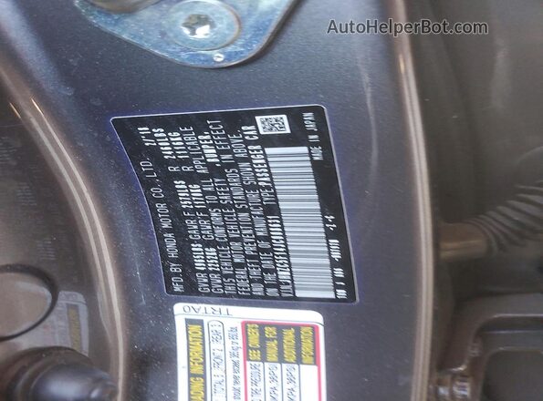 JHMZC5F14JC008631 2018 HONDA CLARITY Gray Widok komory silnika