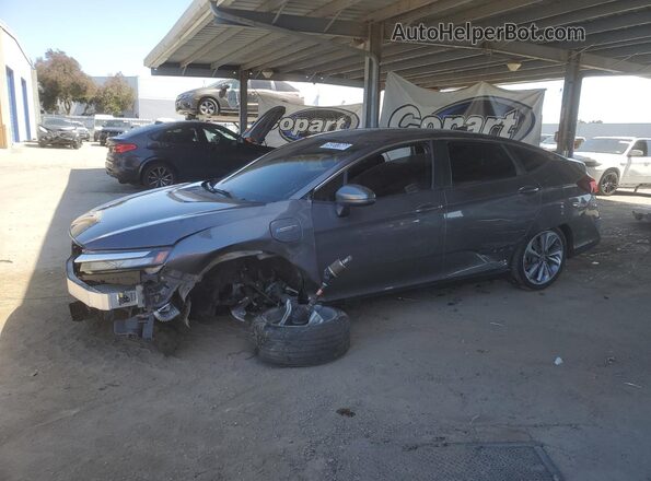 JHMZC5F14JC008631 2018 HONDA CLARITY Gray Widok wnętrza 360 stopni