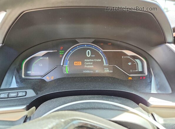 JHMZC5F15JC016723 2018 HONDA CLARITY Green Vista del cuadro de instrumentos