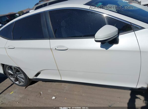 JHMZC5F15JC023896 2018 HONDA CLARITY White უკანა სალონის ხედი