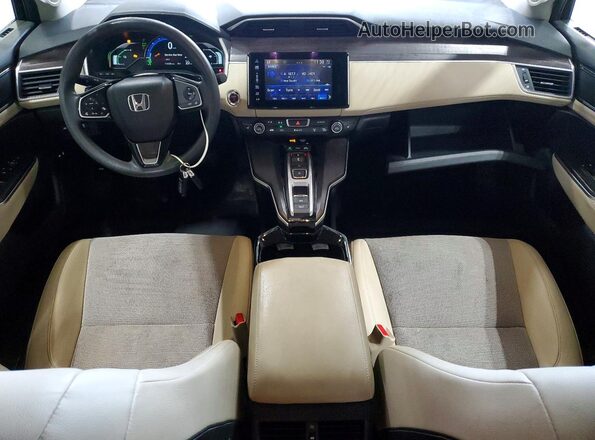 JHMZC5F16JC008419 2018 HONDA CLARITY Teal Առջևի վահանակի տեսք