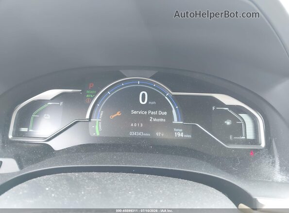 JHMZC5F17JC022636 2018 HONDA CLARITY Зеленый Вид задних сидений