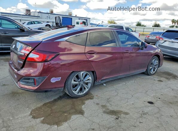 JHMZC5F19JC016630 2018 HONDA CLARITY Burgundy უკანა მარჯვენა