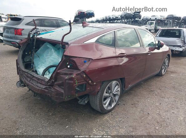 JHMZC5F19JC020404 2018 HONDA CLARITY Burgundy Trasero derecho