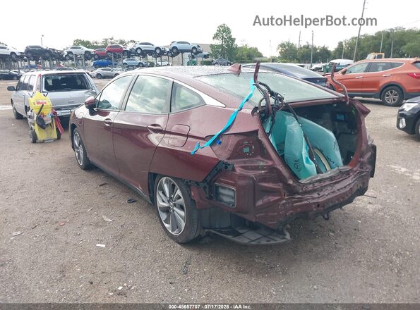JHMZC5F19JC020404 2018 HONDA CLARITY Burgundy Trasero izquierdo