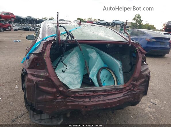 JHMZC5F19JC020404 2018 HONDA CLARITY Burgundy Vista frontal