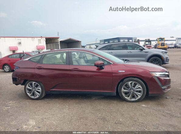 JHMZC5F19JC020404 2018 HONDA CLARITY Burgundy Vista interior trasera