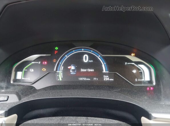 JHMZC5F19JC020404 2018 HONDA CLARITY Burgundy Vista de los asientos traseros
