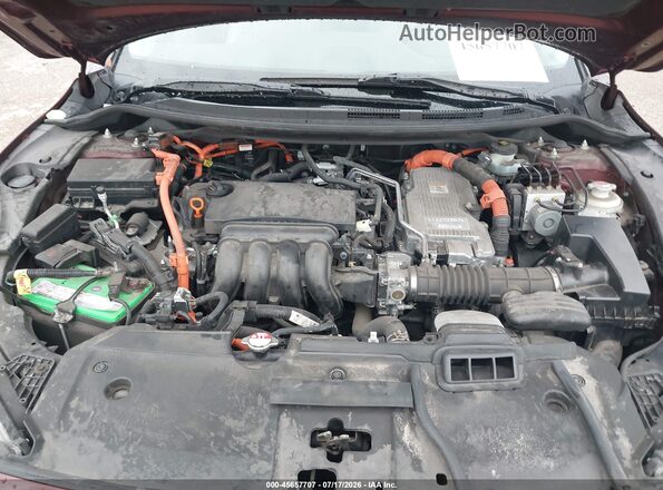 JHMZC5F19JC020404 2018 HONDA CLARITY Burgundy Vista trasera