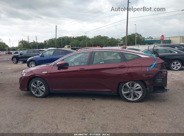 JHMZC5F19JC020404 2018 HONDA CLARITY Burgundy Vista interior de 360 grados