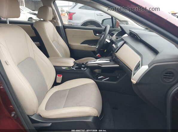 JHMZC5F19JC020404 2018 HONDA CLARITY Burgundy Vista interior delantera