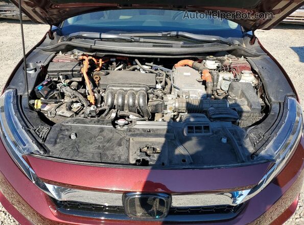 JHMZC5F30JC002424 2018 HONDA CLARITY Red Вид задньої частини салону