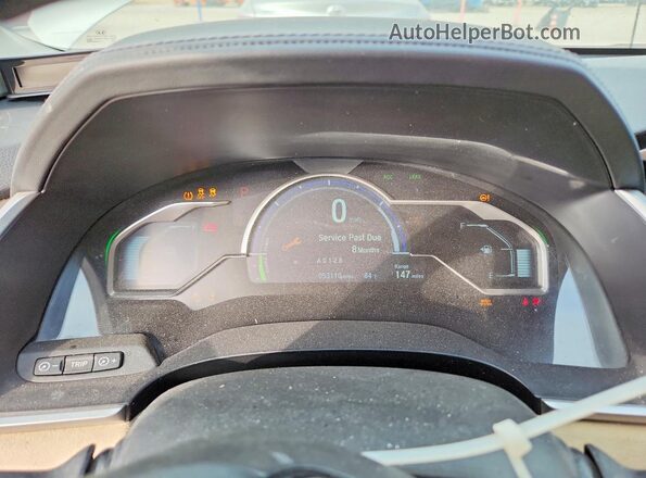 JHMZC5F30JC005470 2018 HONDA CLARITY Белый Вид щитка приборов