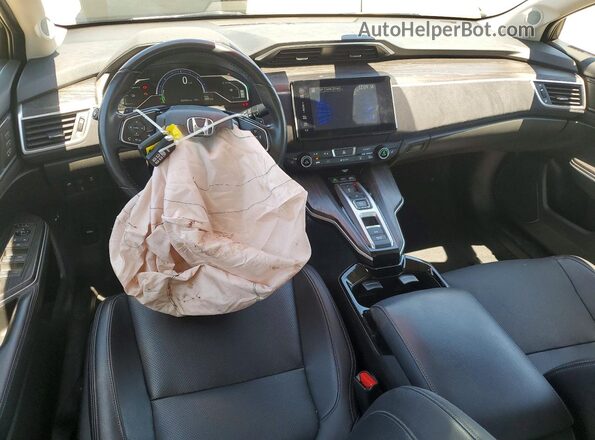 JHMZC5F32JC001372 2018 HONDA CLARITY Gray Widok deski rozdzielczej