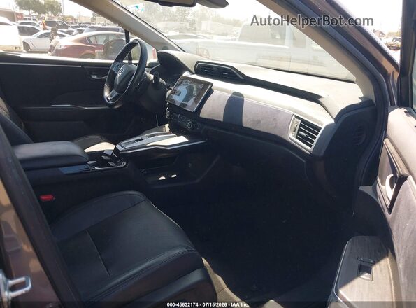 JHMZC5F33JC004930 2018 HONDA CLARITY Gray Widok wnętrza z przodu