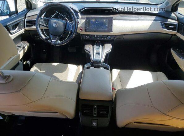 JHMZC5F33JC019606 2018 HONDA CLARITY White Widok deski rozdzielczej
