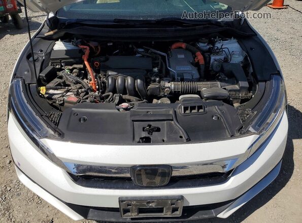 JHMZC5F33JC019606 2018 HONDA CLARITY White Widok wnętrza z tyłu