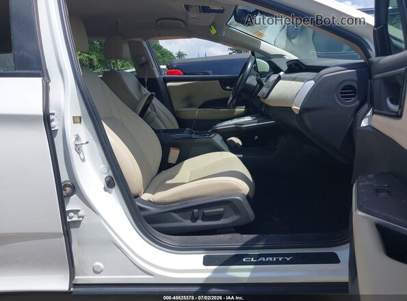 JHMZC5F33JC020819 2018 HONDA CLARITY White Вид салону спереду