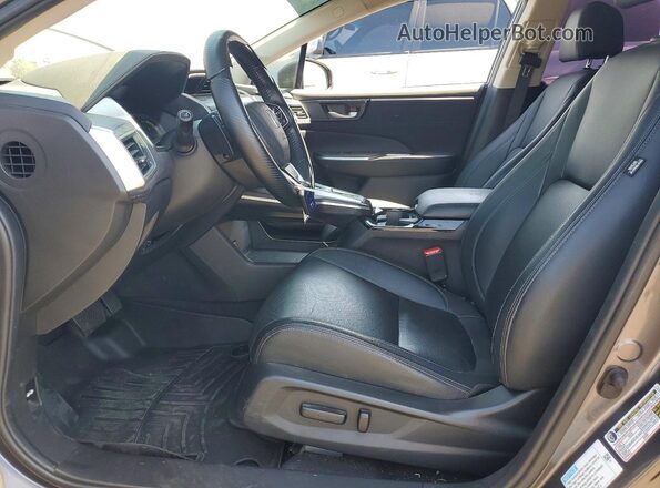 JHMZC5F33JC023865 2018 HONDA CLARITY Charcoal Front interior view