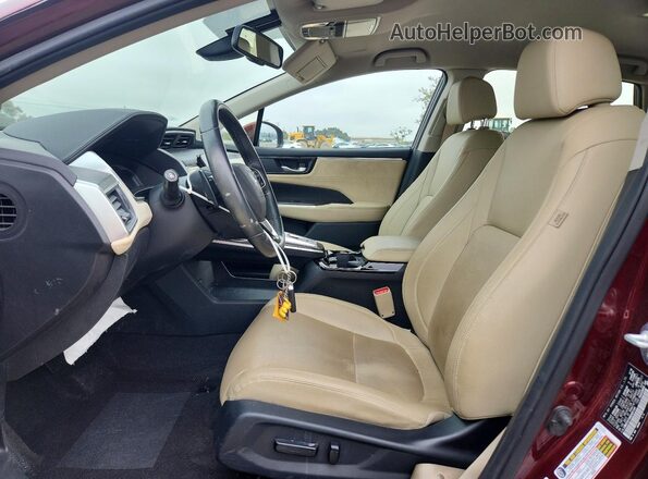 JHMZC5F33KC001141 2019 HONDA CLARITY Бордовый Вид салона спереди
