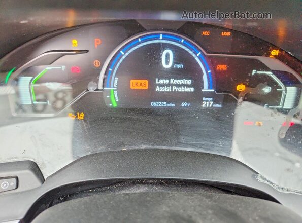 JHMZC5F33LC002629 2020 HONDA CLARITY Silver Вид щитка приладів