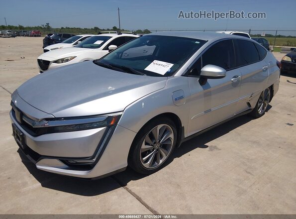 JHMZC5F35JC004380 2018 HONDA CLARITY Gray წინა მარცხენა ხედი სამი მეოთხედიდან