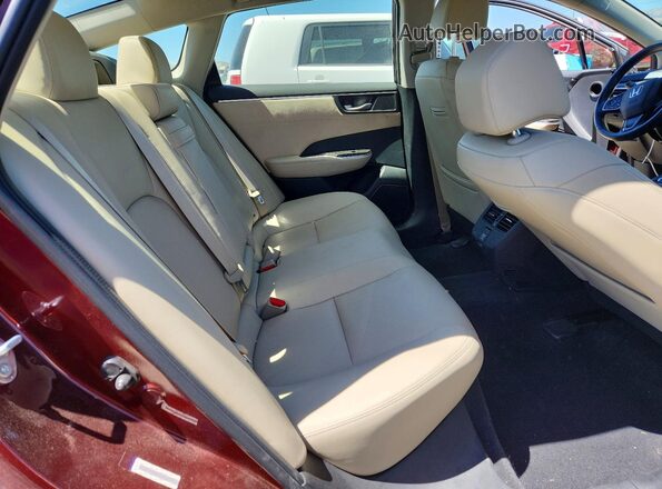 JHMZC5F36LC000633 2020 HONDA CLARITY Burgundy Widok tylnych siedzeń