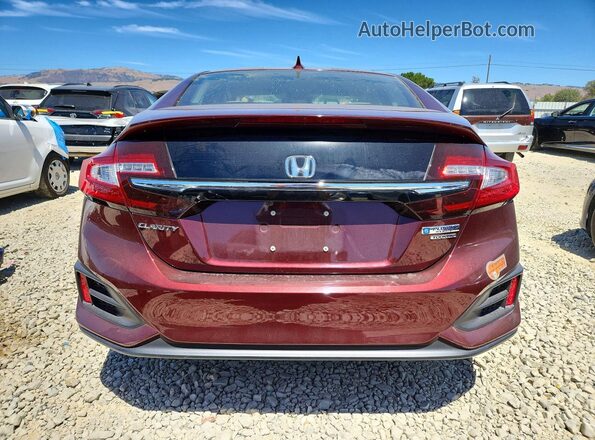 JHMZC5F36LC000633 2020 HONDA CLARITY Burgundy Widok z tyłu