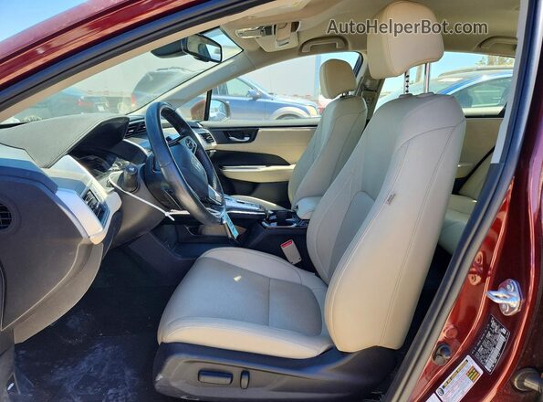 JHMZC5F36LC000633 2020 HONDA CLARITY Burgundy Widok wnętrza z przodu