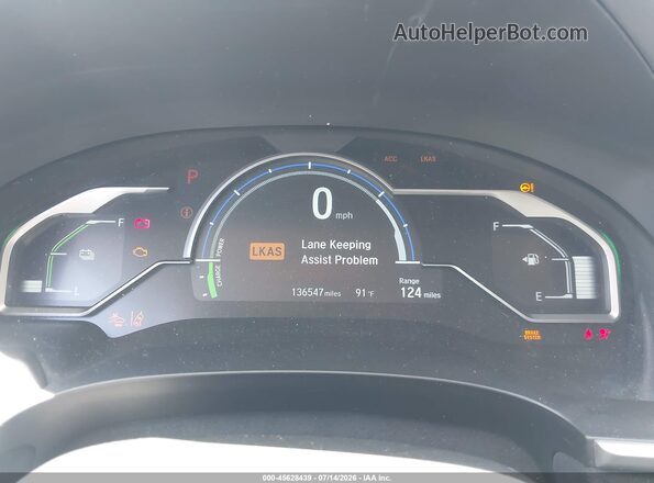 JHMZC5F38JC008729 2018 HONDA CLARITY Gray Հետևի նստատեղերի տեսք