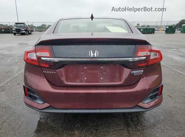 JHMZC5F39JC007895 2018 HONDA CLARITY Burgundy უკანა ხედი