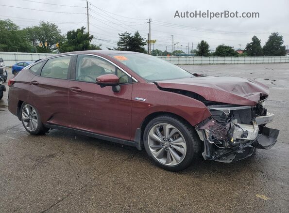 JHMZC5F39JC007895 2018 HONDA CLARITY Burgundy წინა მარჯვენა