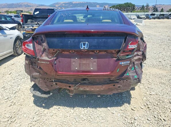 JHMZC5F39LC000643 2020 HONDA CLARITY Burgundy Вид ззаду