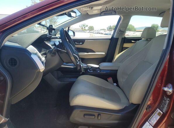 JHMZC5F39LC000643 2020 HONDA CLARITY Burgundy Вид салону спереду