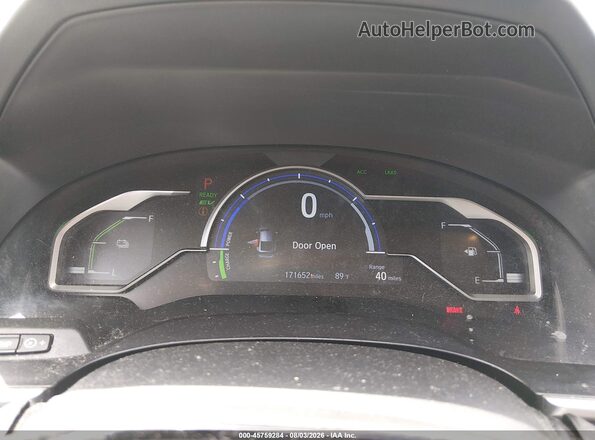 JHMZC5F3XJC017786 2018 HONDA CLARITY Black Հետևի նստատեղերի տեսք