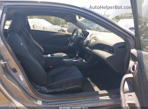 JHMZF1C47GS001153 2016 HONDA CR-Z Gray Widok wnętrza z przodu