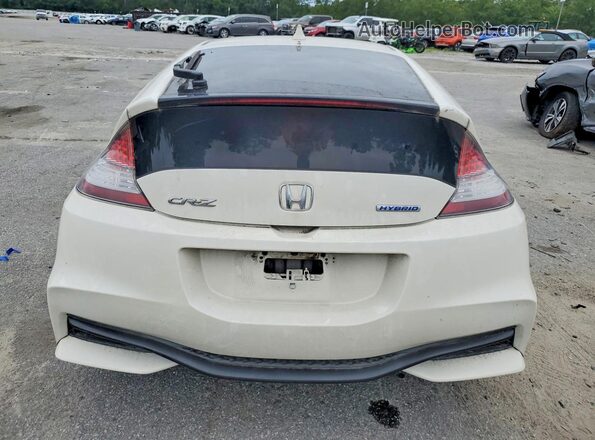 JHMZF1D61GS000841 2016 HONDA CR-Z White Widok z tyłu