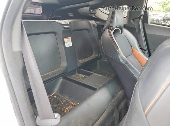 JHMZF1D61GS000841 2016 HONDA CR-Z White Widok tylnych siedzeń