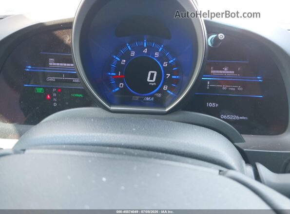 JHMZF1D65GS001023 2016 HONDA CR-Z Gray Հետևի նստատեղերի տեսք
