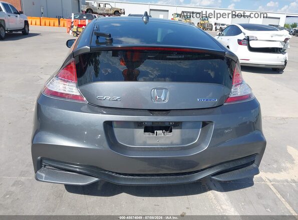 JHMZF1D65GS001023 2016 HONDA CR-Z Gray 