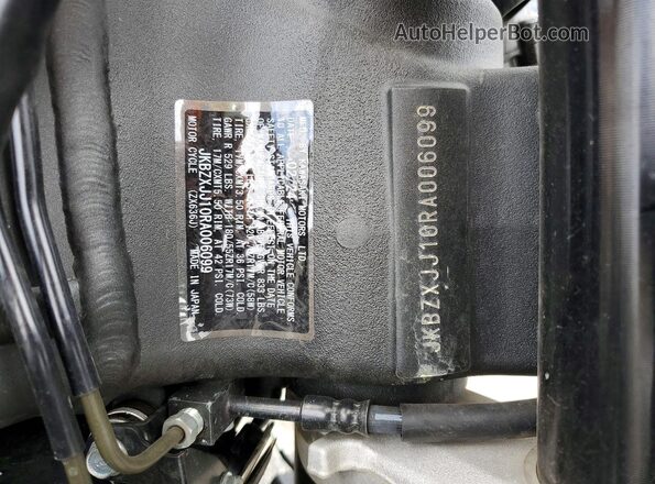 JKBZXJJ10RA006099 2024 KAWASAKI ZX636 Black Սարքավորումների վահանակի տեսք