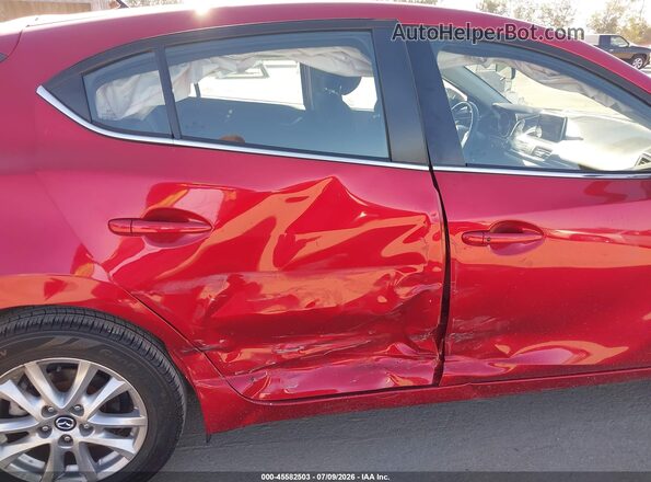 JM1BM1L76G1326207 2016 MAZDA 3 Red Դիմացի տեսք