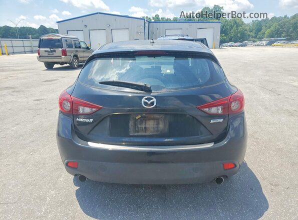 JM1BM1L77G1315460 2016 MAZDA 3 Black უკანა ხედი