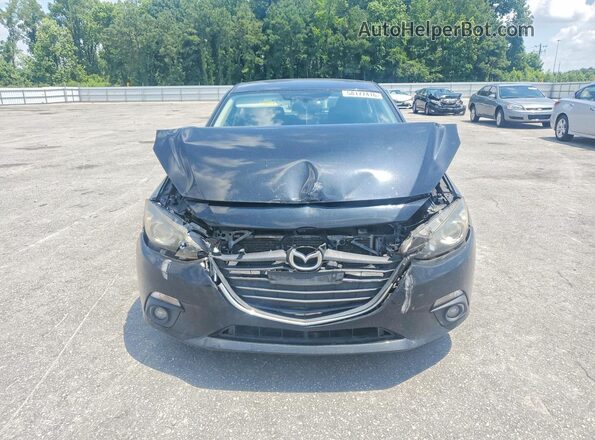 JM1BM1L77G1315460 2016 MAZDA 3 Black წინა ხედი